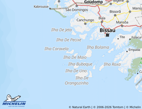 Mappa MICHELIN Caravela - ViaMichelin