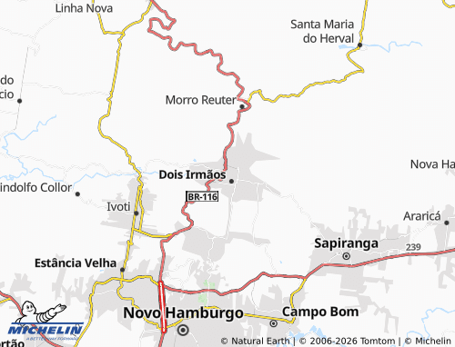 Mapa MICHELIN Primavera - ViaMichelin