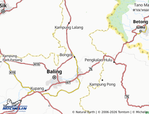 Mapa MICHELIN Bongor - ViaMichelin