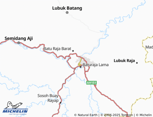 MICHELIN Sukajadi map - ViaMichelin