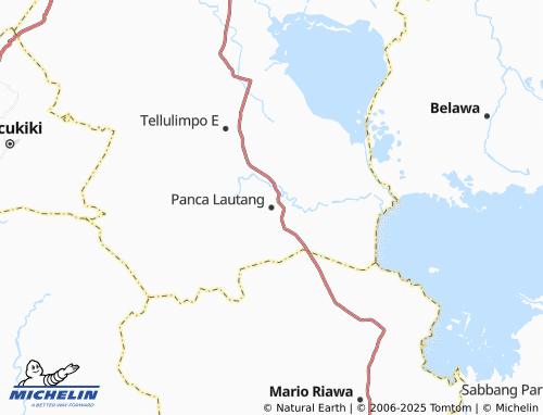 MICHELIN Panca Lautang map - ViaMichelin