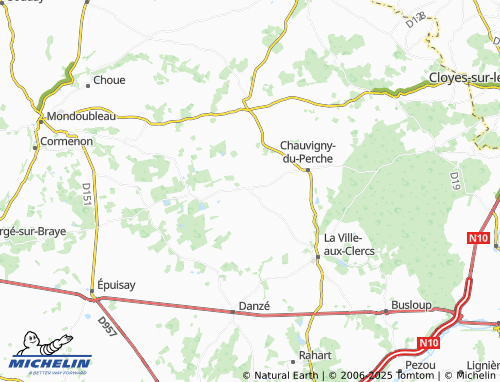Carte MICHELIN Romilly - ViaMichelin