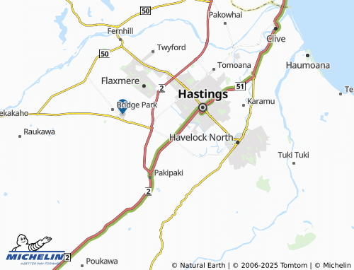 MICHELIN Longlands map - ViaMichelin