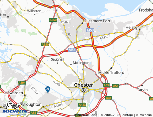 Mapa MICHELIN Lea-by-Backford - ViaMichelin