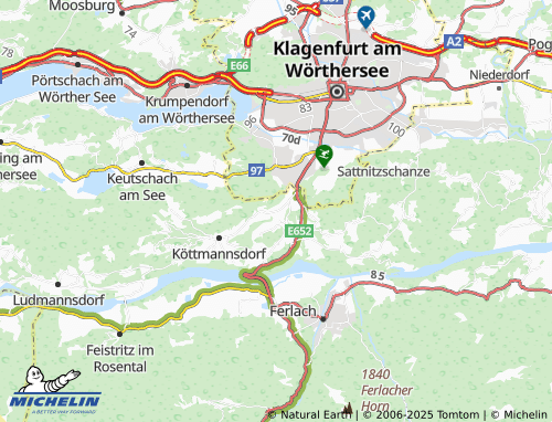 MICHELIN-Landkarte Rotschitzen - ViaMichelin