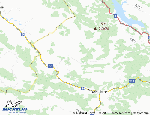 Carte MICHELIN Donje Ogorje - ViaMichelin