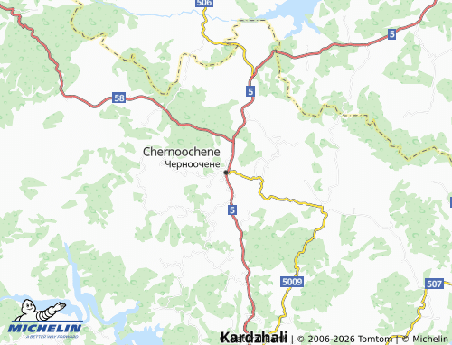 Mappa MICHELIN Chernoochene - ViaMichelin