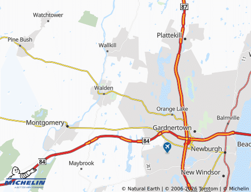 Mapa MICHELIN East Walden - ViaMichelin