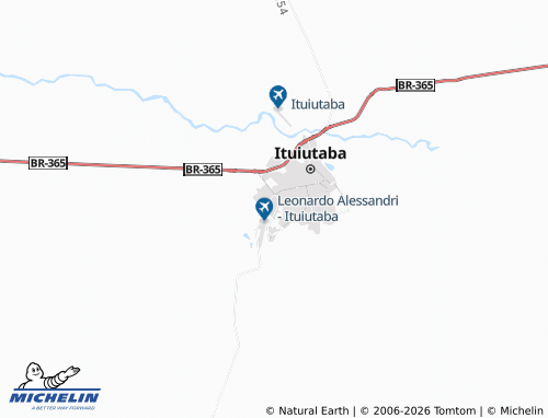 MICHELIN Pirapitinga map - ViaMichelin