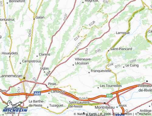Mappa MICHELIN Lécussan - ViaMichelin