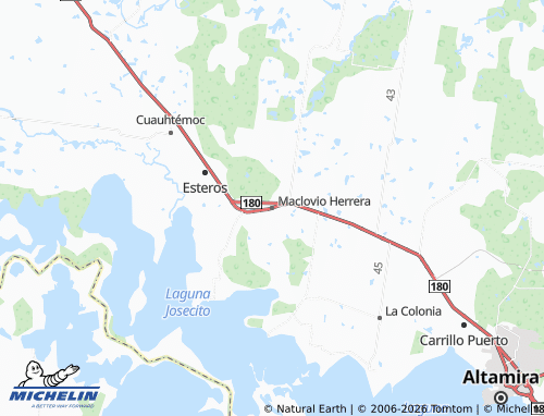 Mapa MICHELIN Maclovio Herrera - ViaMichelin