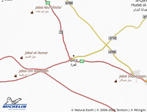 Carte MICHELIN Qara - ViaMichelin