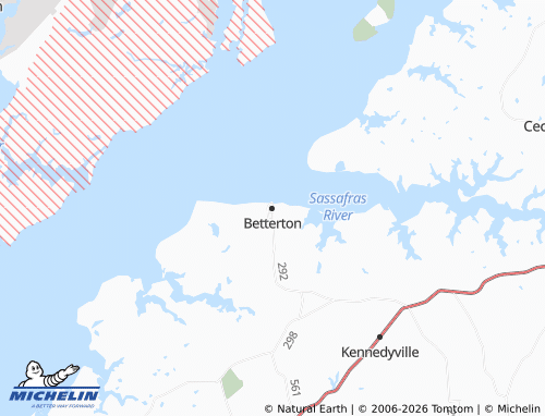 Carte MICHELIN Betterton - ViaMichelin