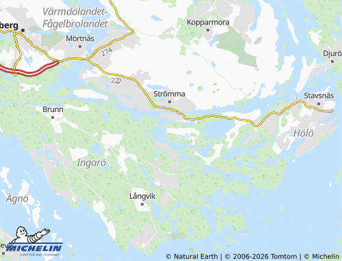 Mappa MICHELIN Fågelbro - ViaMichelin