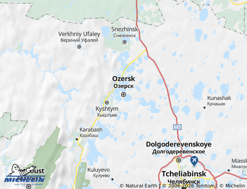 MICHELIN-Landkarte Osersk - ViaMichelin
