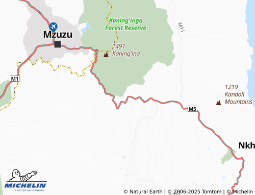 MICHELIN Chijere map - ViaMichelin