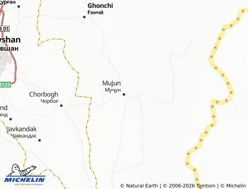 MICHELIN Mujun map - ViaMichelin