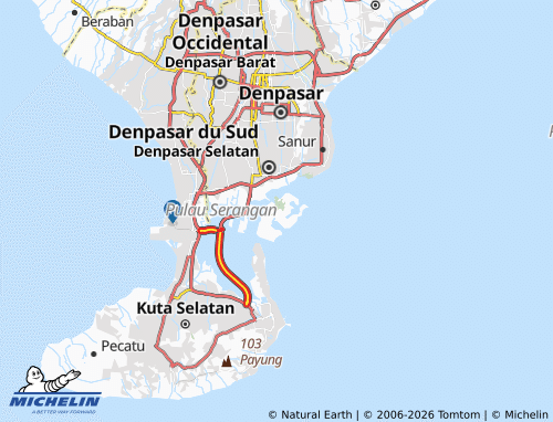 Mapa MICHELIN Serangan - ViaMichelin