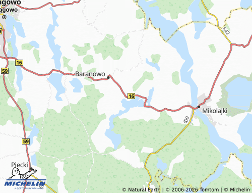 MICHELIN Inulec map - ViaMichelin