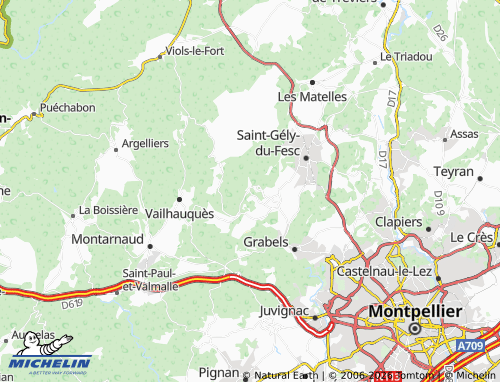 Mapa MICHELIN Combaillaux - ViaMichelin