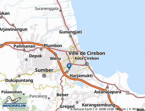 MICHELIN Sutawinangun map - ViaMichelin