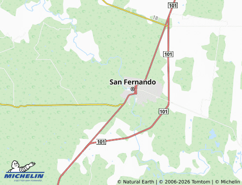 Mapa MICHELIN Lomas del Paso Real - ViaMichelin