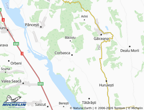 Carte MICHELIN Corbasca - ViaMichelin