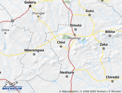 MICHELIN Chivi map - ViaMichelin