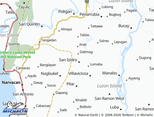 MICHELIN Sabtan-Olo map - ViaMichelin