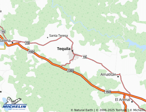 MICHELIN Miguel de la Madrid map - ViaMichelin