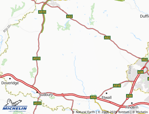 Mappa MICHELIN Longford - ViaMichelin