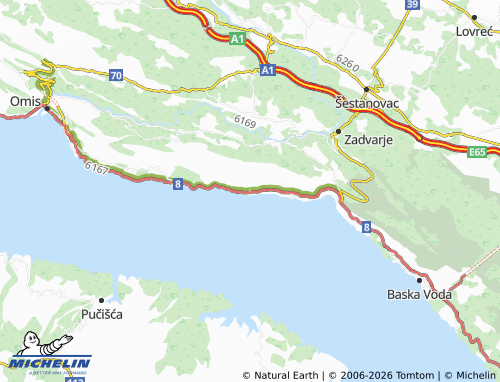 MICHELIN-Landkarte Marušići - ViaMichelin