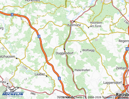 Mappa MICHELIN Duggendorf - ViaMichelin