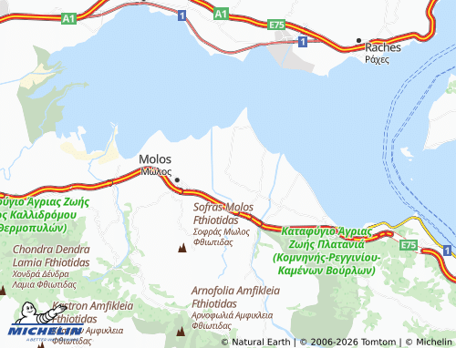 MICHELIN Skarfeia map - ViaMichelin