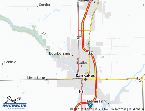 Mappa MICHELIN Bourbonnais - ViaMichelin