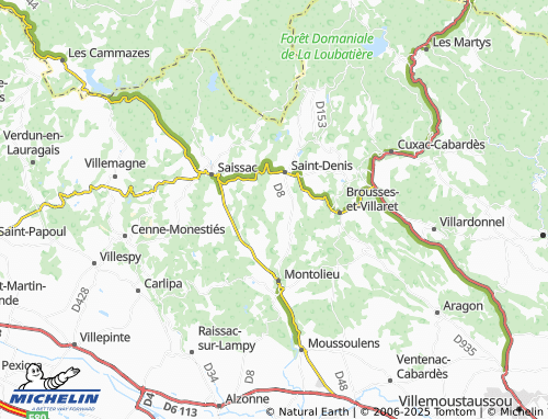 MICHELIN Constans map - ViaMichelin