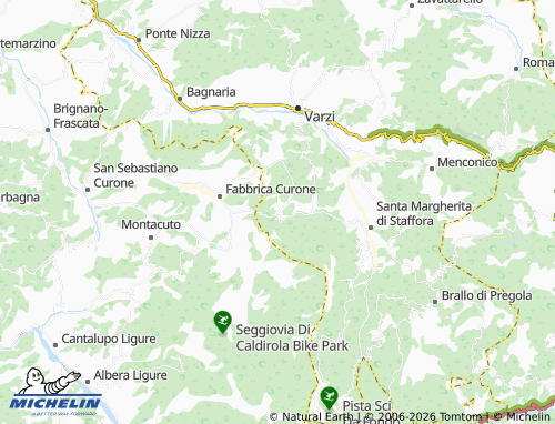 MICHELIN-Landkarte Cella - ViaMichelin