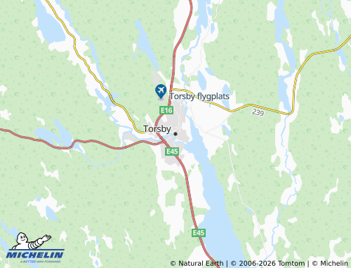 Carte MICHELIN Torsby - ViaMichelin