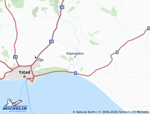 Mapa MICHELIN Köpingebro - ViaMichelin