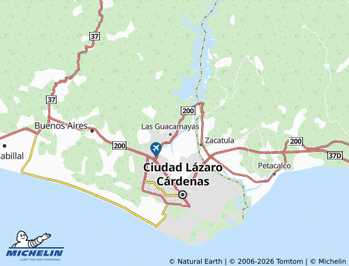 MICHELIN Ernesto Zedillo map - ViaMichelin