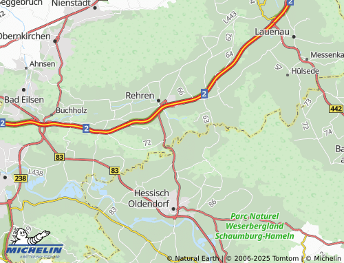 MICHELIN Rannenberg map - ViaMichelin
