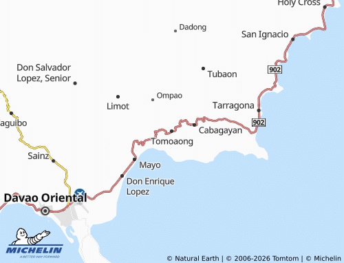 MICHELIN Tomoaong map - ViaMichelin