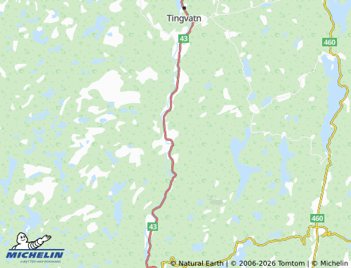 Mappa MICHELIN Snartemo Øvre - ViaMichelin