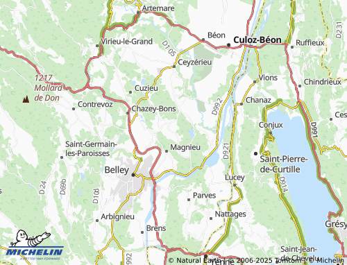 Mappa MICHELIN Chatonod - ViaMichelin