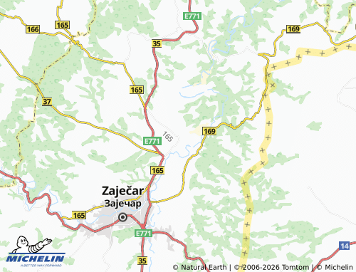 Mapa MICHELIN Vražogrnac - ViaMichelin