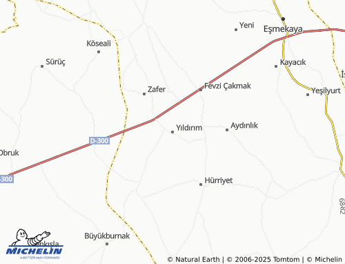 MICHELIN Yıldırım map - ViaMichelin