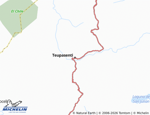 MICHELIN-Landkarte Teupasenti - ViaMichelin