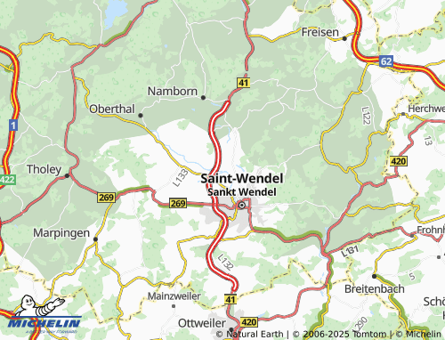 MICHELIN Göckelmühle map - ViaMichelin
