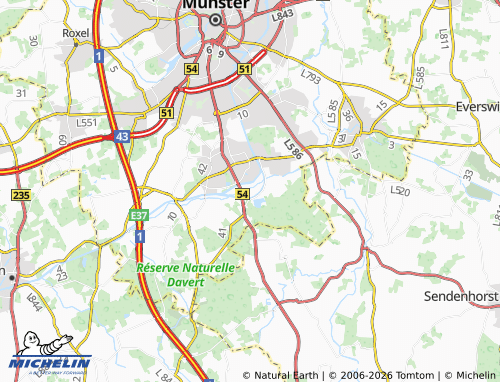 MICHELIN Bach map - ViaMichelin