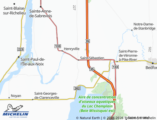 MICHELIN Saint-Sébastien map - ViaMichelin